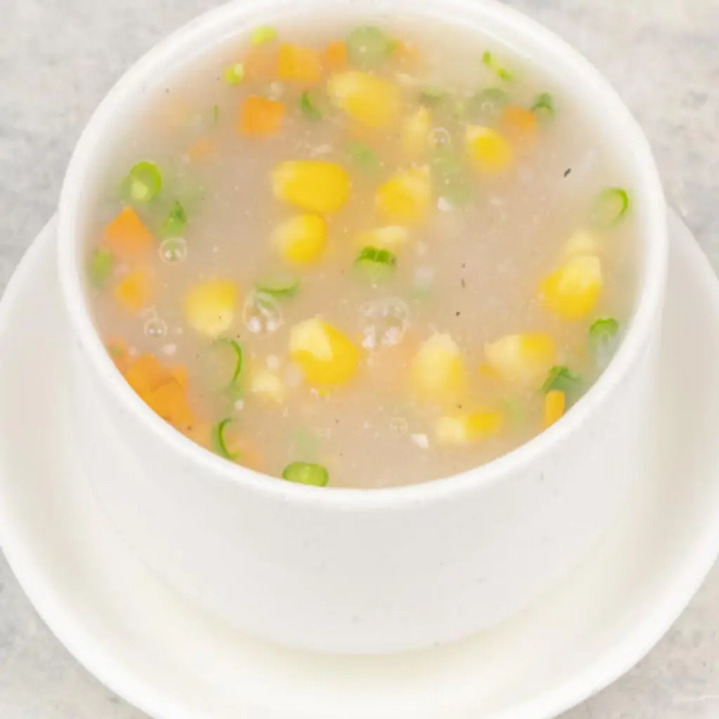شوربة الذرة السكري جمبري